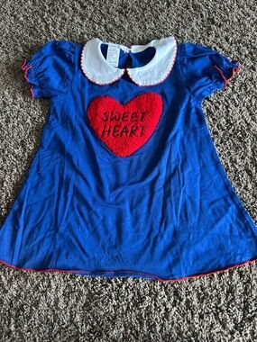 APPLIQUÉ DRESS dress with sweet heart size 24 months